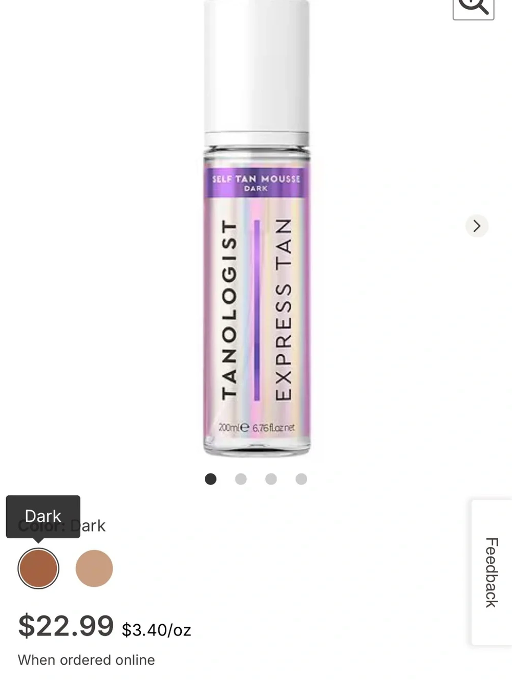 Tanologist Express Tan Mousse - Gold Shade